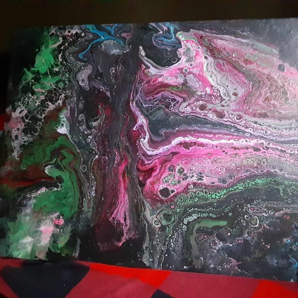 Painting canvas abstract - Picture 2 of 3